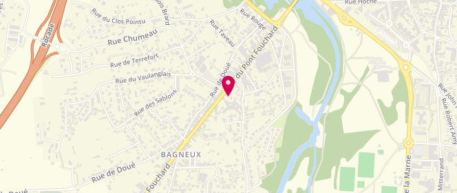 Plan de Le Fournil Bagneulais, 83 Bis Rue du Pont Fouchard - Bagneux, 49400 Saumur