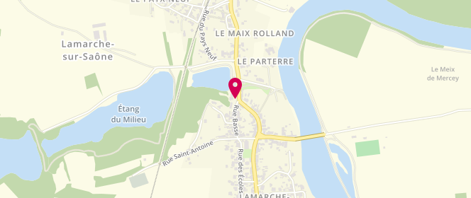 Plan de Diabolic Pizza, 1 Rue de Franche-Comté, 21760 Lamarche-sur-Saône