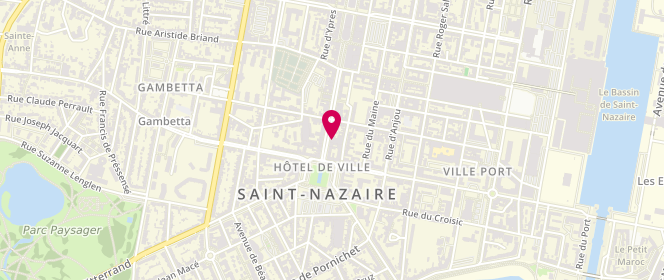 Plan de Chez Pascal et Marie, 8 avenue de la République, 44600 Saint-Nazaire