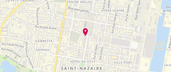 Plan de La Baguette Dorée, 39 Rue de la Paix, 44600 Saint-Nazaire