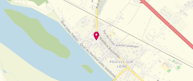 Plan de Le fournil adrien, 9 place des Frères Mollet, 58150 Pouilly-sur-Loire