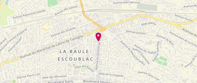 Plan de Yummy, 123 avenue du Général de Gaulle, 44500 La Baule-Escoublac