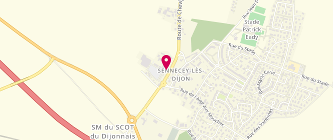 Plan de Atelier du Petit Louis, Route de Chevigny, 21800 Sennecey-lès-Dijon