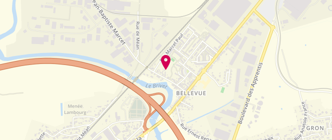 Plan de Le Fournil de Bellevue, Bellevue
27 Rue Henri Gautier, 44550 Montoir-de-Bretagne