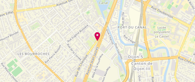 Plan de Carrefour Express, 36 Bis avenue Jean Jaurès, 21000 Dijon