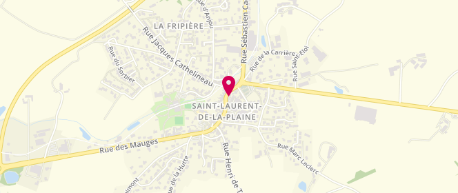 Plan de Les Saveurs du Fournil, 8 Rue Sébastien Cady, 49290 Mauges-sur-Loire