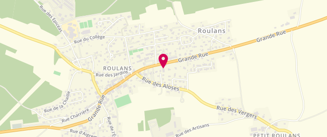 Plan de Au Blé Moulu, 42 Grande Rue, 25640 Roulans