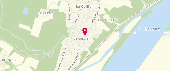 Plan de Labarre, 15 Rue Clermont, 44850 Le Cellier