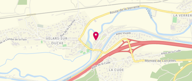 Plan de Boulangerie des Trois Ponts, 21370 place Osburg, 21370 Velars-sur-Ouche