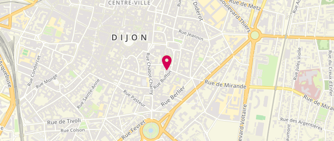 Plan de Boulangerie Buffon, 16 Rue Buffon, 21000 Dijon