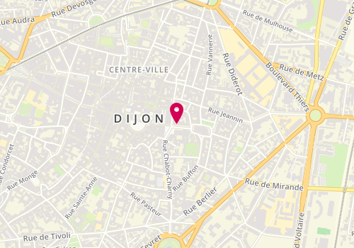 Plan de Maison Paroty Dijon Théâtre, 3 Bis Rue Vaillant, 21000 Dijon