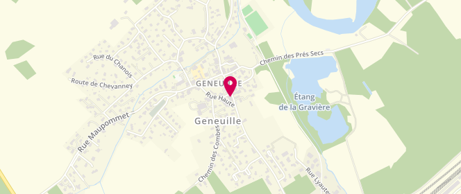 Plan de 'La Geneuilloise', 8 Rue Lyautey, 25870 Geneuille