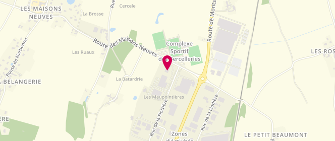 Plan de Boulangerie Bpa Tours, Zone Aménagement de la Liodière
22 Rue de la Flottière, 37300 Joué-lès-Tours