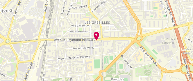 Plan de Gustaveur, 64 Avenue Raymond Poincaré, 21000 Dijon