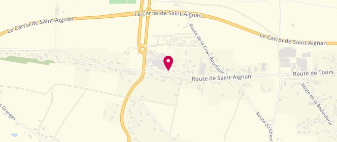 Plan de Le Fournil Gourmand, 1 Bis Route de Saint-Aignan, 41400 Faverolles-sur-Cher
