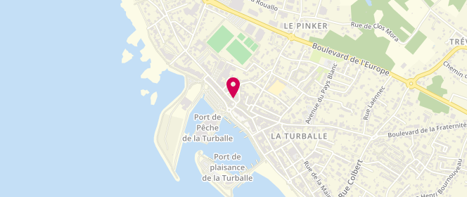 Plan de Boulangerie Pâtisserie MALEUVRE Fabrice, 85 Rue du Maréchal Juin, 44420 La Turballe