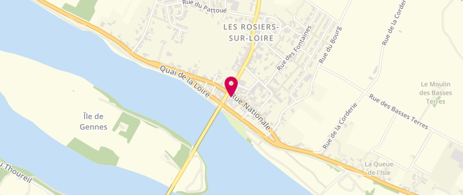 Plan de Boulangerie Guemard, 47 Rue Nationale, 49350 Gennes-Val-de-Loire