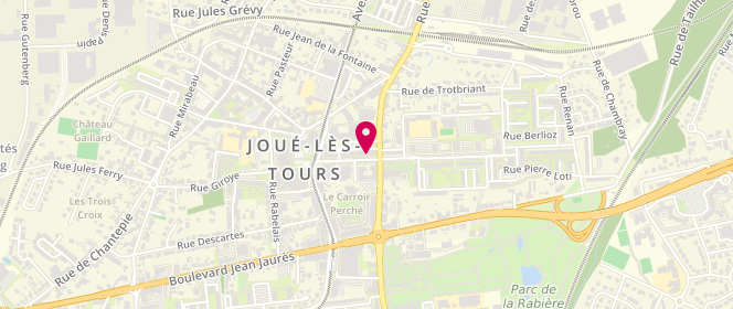 Plan de Boulangerie Sihem, 7 avenue Victor Hugo, 37300 Joué-lès-Tours