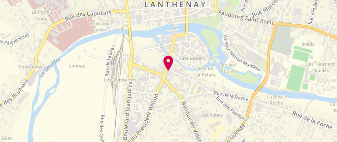 Plan de L'Atelier d'Ange, 20 Rue du Président Wilson, 41200 Romorantin-Lanthenay
