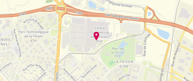 Plan de Poulaillon, Centre Commercial
La
parc Commercial de la Toison d'Or, 21000 Dijon, France