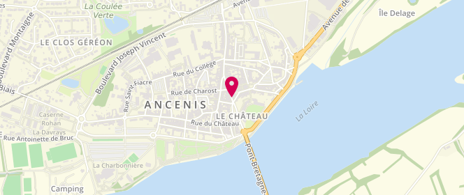 Plan de Le fournil du château, 22 Rue des Halles, 44150 Ancenis-Saint-Géréon