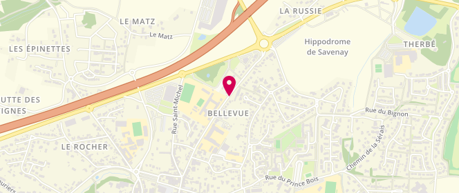 Plan de Ma Boulangerie Cafe, 28 Rue Joseph Malègue, 44260 Savenay