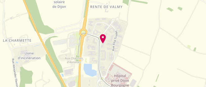 Plan de La Fabrique Maison Perrin, 44 avenue Françoise Giroud, 21000 Dijon