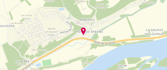Plan de Boulangerie des Bords de Loire, 4 chemin de la Prantelle, 37230 Saint-Étienne-de-Chigny