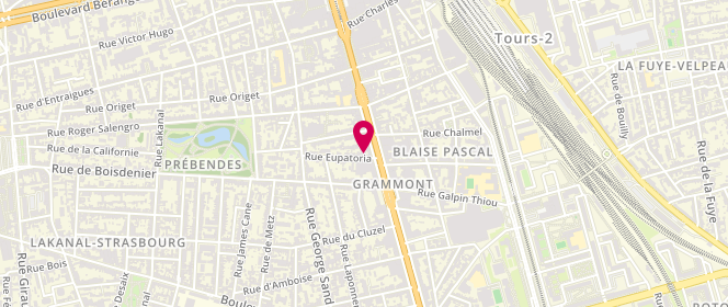 Plan de Les Gourmandises de Grammont, 55 Avenue de Grammont, 37000 Tours
