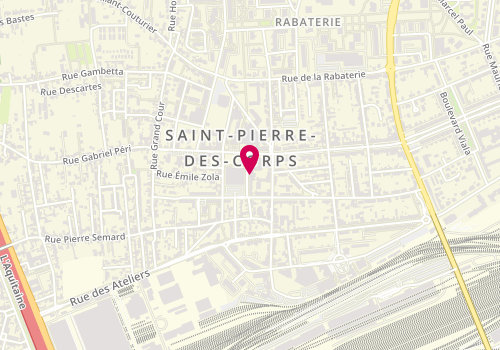 Plan de VANDEPUY Rodolphe, 10 Rue Ethel et Julius Rosenberg, 37700 Saint-Pierre-des-Corps