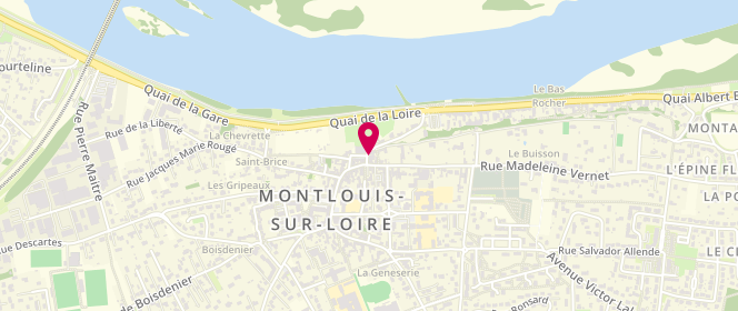 Plan de Au Tourbillon des Pains, 4 Rue Abraham Courtemanche, 37270 Montlouis-sur-Loire