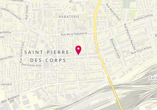 Plan de Les Douces Merveilles, 76 avenue de la République, 37700 Saint-Pierre-des-Corps
