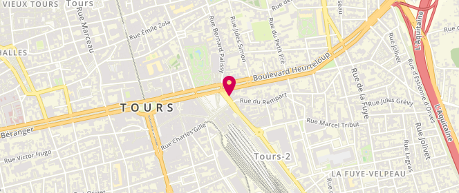 Plan de Le Fournil de Christine et Christop, 8 Place. Du Général Leclerc, 37000 Tours