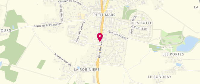 Plan de Aux Délices de Petit-Mars, 58 Route de Nantes le Bourg, 44390 Petit-Mars
