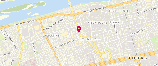 Plan de Les 3 Grains, 61 Rue de la Victoire, 37000 Tours