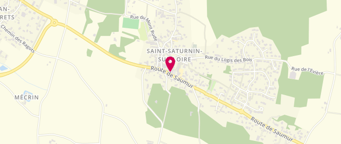 Plan de EUSEBE Jean-Marc, 11 Route de Saumur, 49320 Brissac Loire Aubance