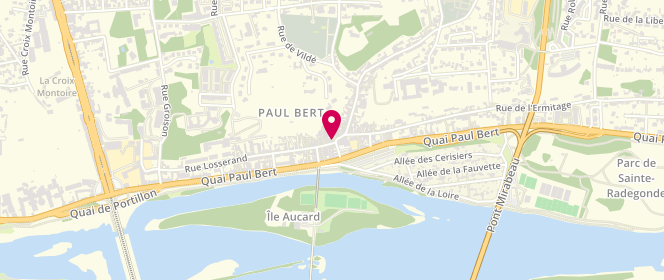Plan de Aux Delices de Paul Bert, 76 Bis Rue Losserand, 37000 Tours