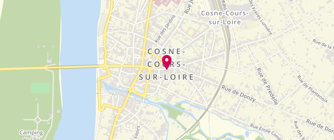 Plan de Boulangerie Fargues, 40 Rue du Commerce, 58200 Cosne-Cours-sur-Loire