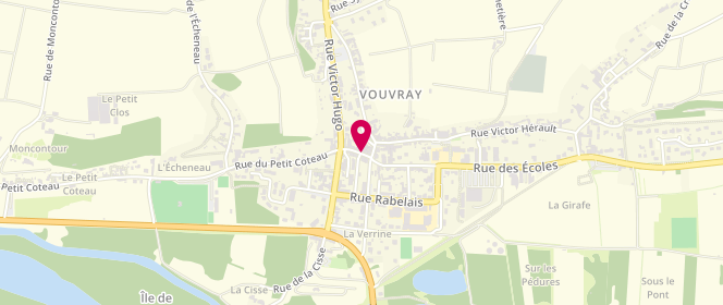 Plan de Pâtisserie Boulangerie Rivero, 5 Rue de la République, 37210 Vouvray