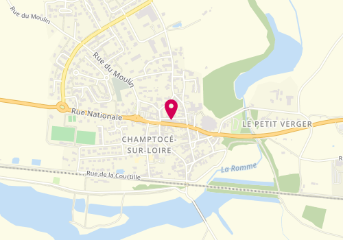 Plan de Le Paradis Gourmand, 9 Rue Gilles de Rais, 49123 Champtocé-sur-Loire