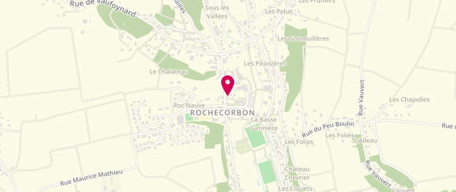 Plan de Au Bon Pain, 34 Rue du Dr Lebled, 37210 Rochecorbon