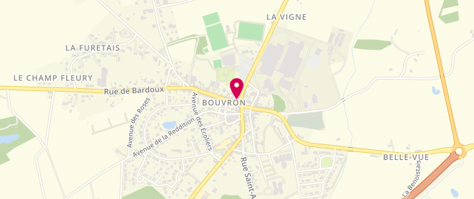 Plan de La Fournée du Gourmet, 3 Rue Louis Guihot, 44130 Bouvron
