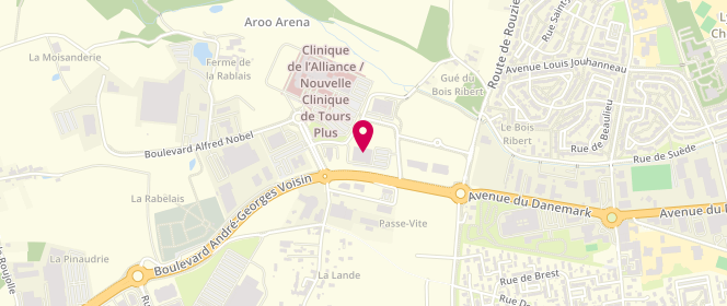 Plan de Boulangerie Marie Blachere, Zone Aménagement de la Lande
1 Rue Thérèse et René Planiol, 37540 Saint-Cyr-sur-Loire