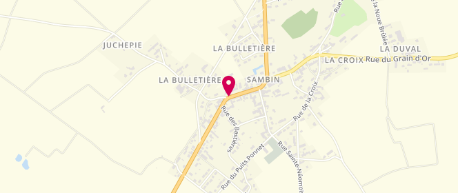 Plan de Boulangerie de Sambin, 3 Rue Dela Fontaine Saint Urbain, 41120 Sambin