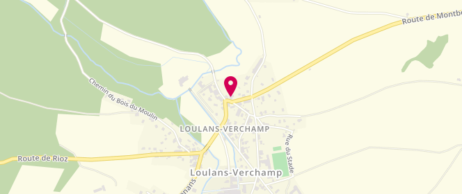 Plan de Boulangerie lomprez, 3 Rue des Forges, 70230 Loulans-Verchamp