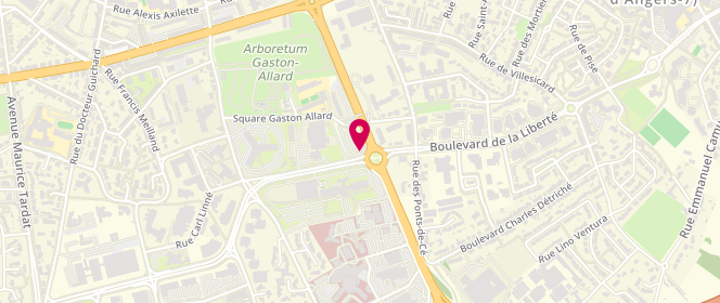 Plan de Feuilette Angers, 2 Boulevard Albert Blanchoin, 49000 Angers
