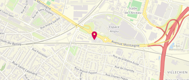 Plan de Boulangerie Ange, Zone Aménagement de Montrejeau
110 avenue Montaigne, 49000 Angers