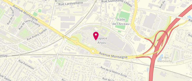Plan de Le Jardin des Saveurs, Centre Commercial Espace Anjou
75 avenue Montaigne, 49000 Angers