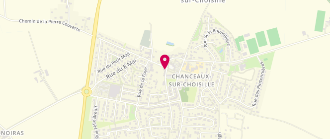 Plan de Boulangerie Agapè, 6 Rue de la Grande Ferme, 37390 Chanceaux-sur-Choisille