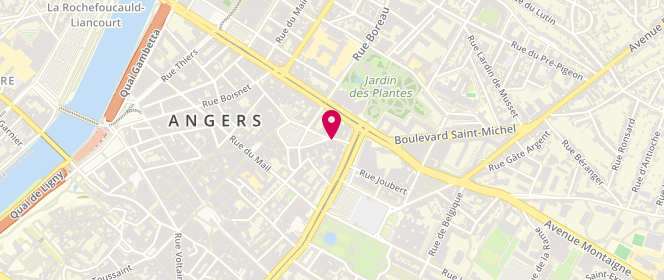 Plan de La Boulangerie, Simplement, 58 Rue Jules Guitton, 49100 Angers